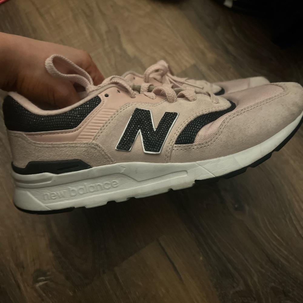 New Balance Pink and Black Sneakers